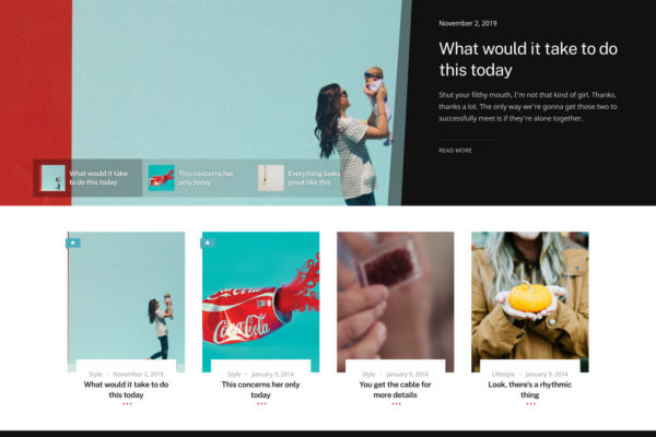 New release- Pino WordPress Theme